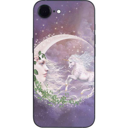 Moon Unicorn by Laurie Prindle iPhone 16e Skin